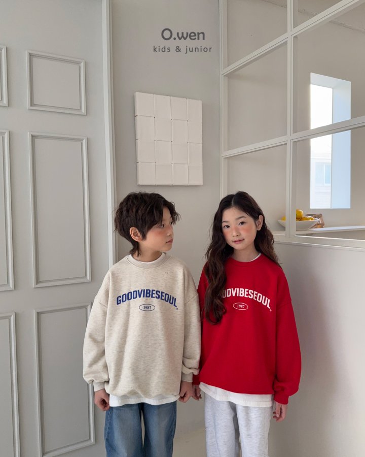 O Wen - Korean Children Fashion - #littlefashionista - Good Vibes Sweatshirt