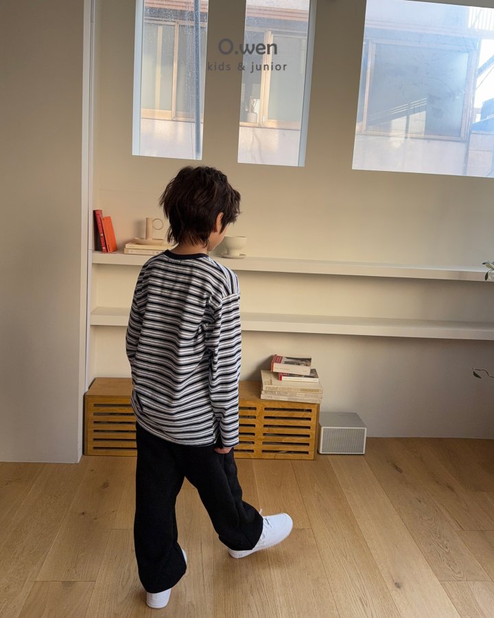 O Wen - Korean Children Fashion - #littlefashionista - Happy Stripe Tee - 9