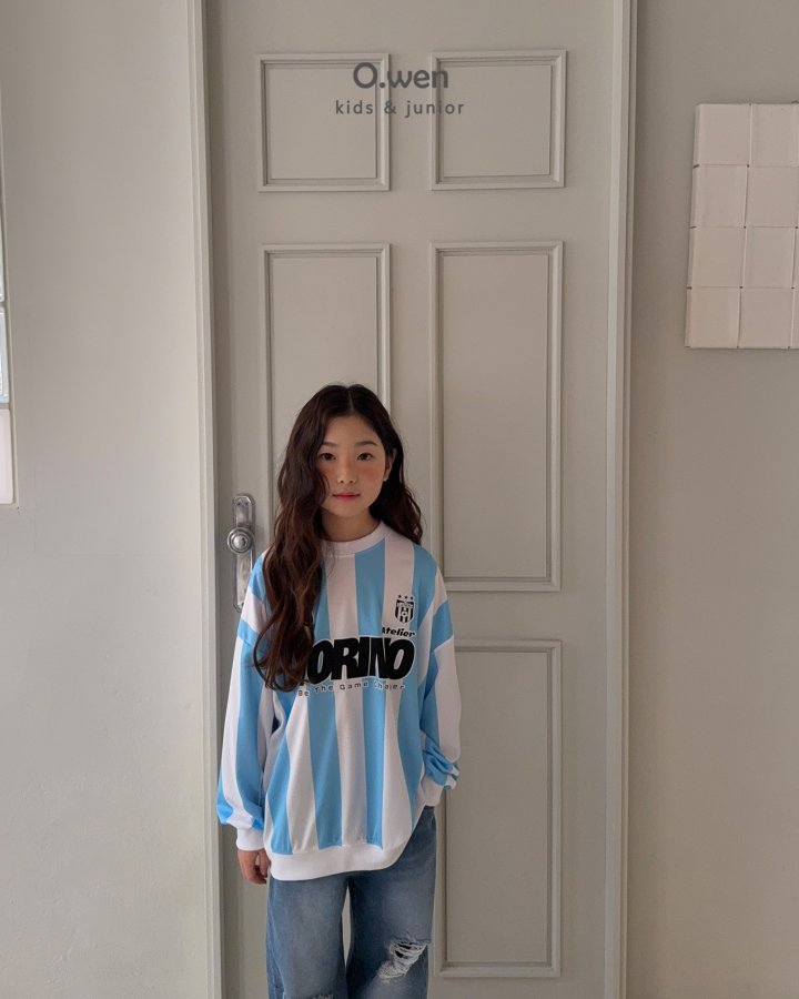 O Wen - Korean Children Fashion - #littlefashionista - Torino Stripe Sweatshirt - 7