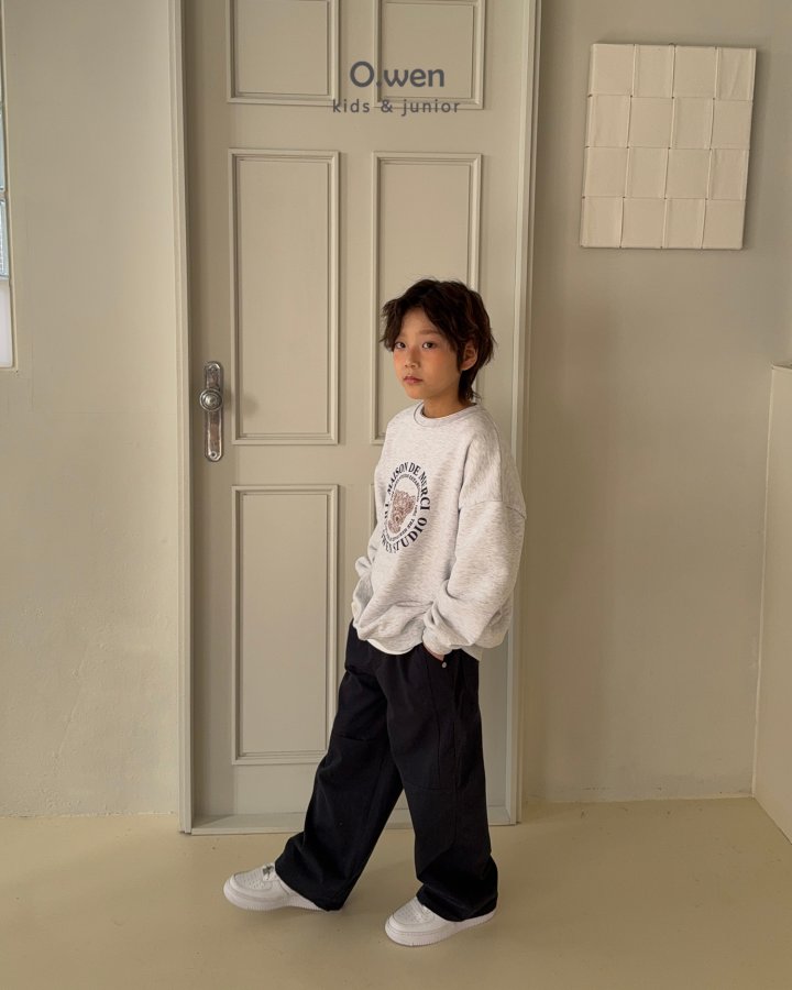 O Wen - Korean Children Fashion - #littlefashionista - Bear Sweatshirt - 6