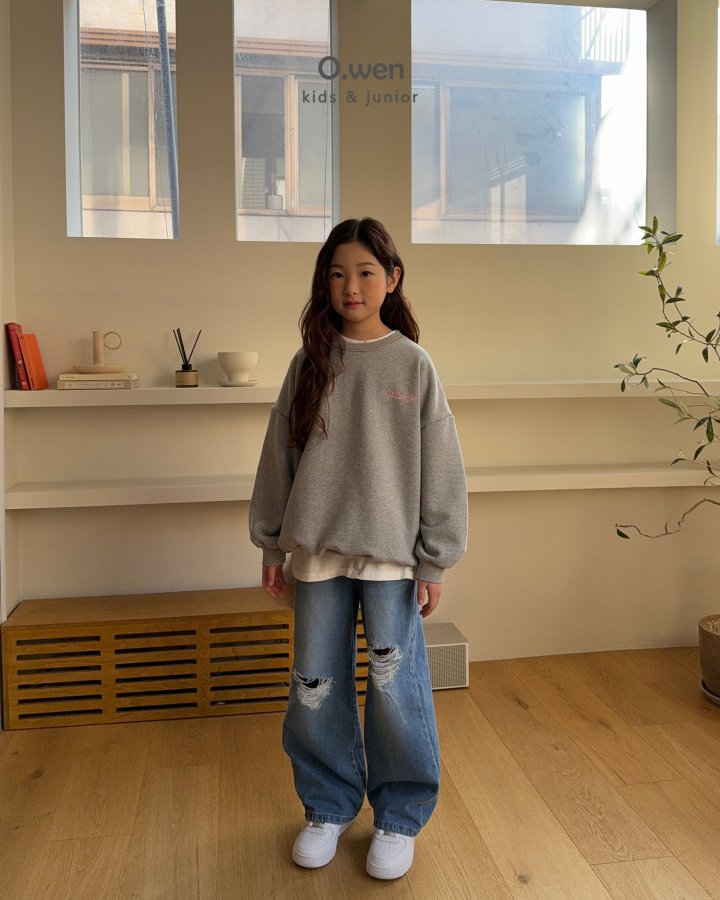 O Wen - Korean Children Fashion - #littlefashionista - Distressed Denim Pants - 10