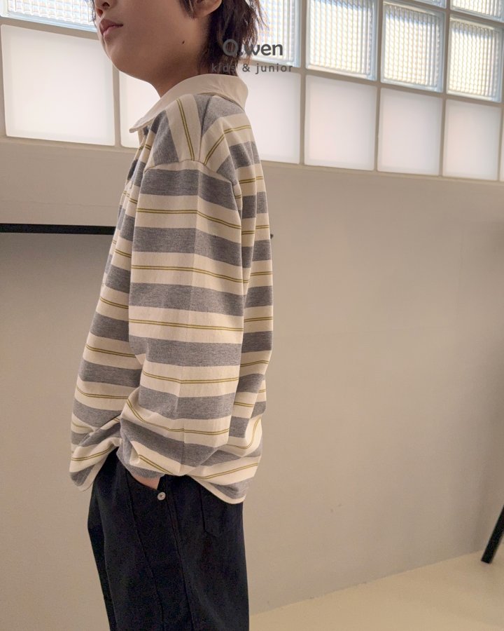 O Wen - Korean Children Fashion - #Kfashion4kids - Studio Collar Tee - 4
