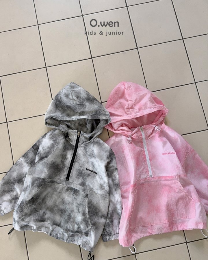 O Wen - Korean Children Fashion - #magicofchildhood - Tie-Dye Hoodie Anorak - 12