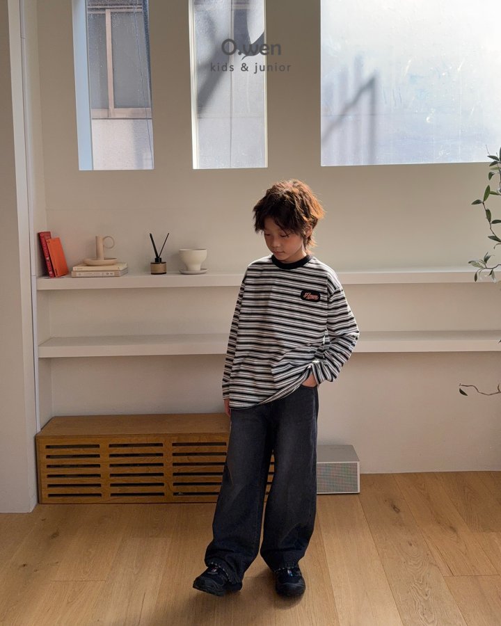 O Wen - Korean Children Fashion - #magicofchildhood - Happy Stripe Tee - 10