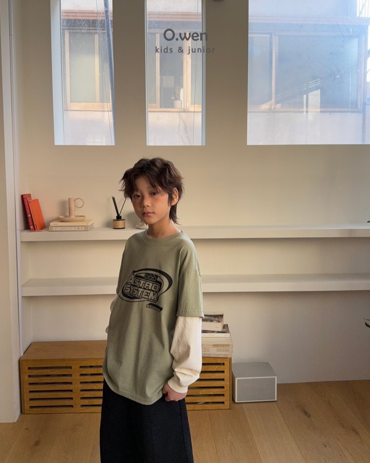 O Wen - Korean Children Fashion - #magicofchildhood - Astro Pigment Tee