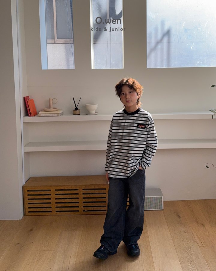 O Wen - Korean Children Fashion - #minifashionista - Happy Stripe Tee - 11