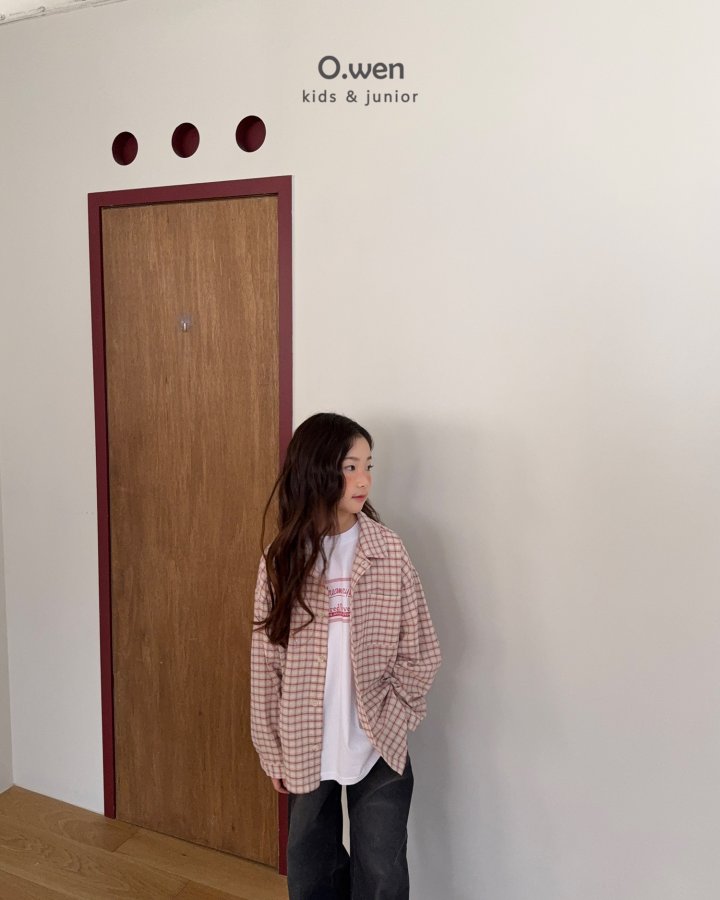 O Wen - Korean Children Fashion - #minifashionista - Rona Check Pocket Shirt