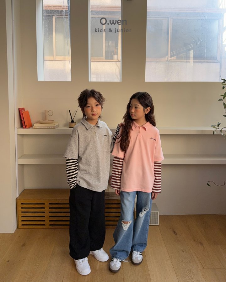 O Wen - Korean Children Fashion - #prettylittlegirls - Dreaming Layered Collar Tee