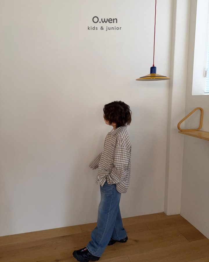 O Wen - Korean Children Fashion - #stylishchildhood - Vintage Hem Denim Pants - 10