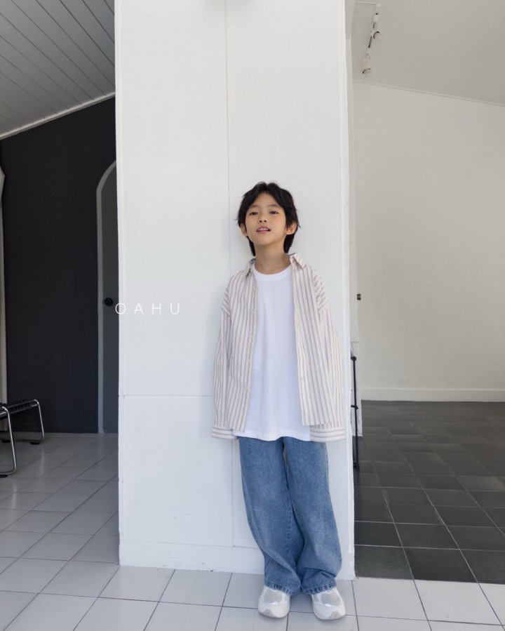 O'Ahu - Korean Children Fashion - #Kfashion4kids - And Wide Denim Pants - 12