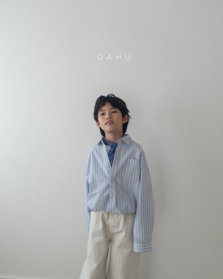 O'Ahu - Korean Children Fashion - #Kfashion4kids - Miu Stripe Shirt - 9