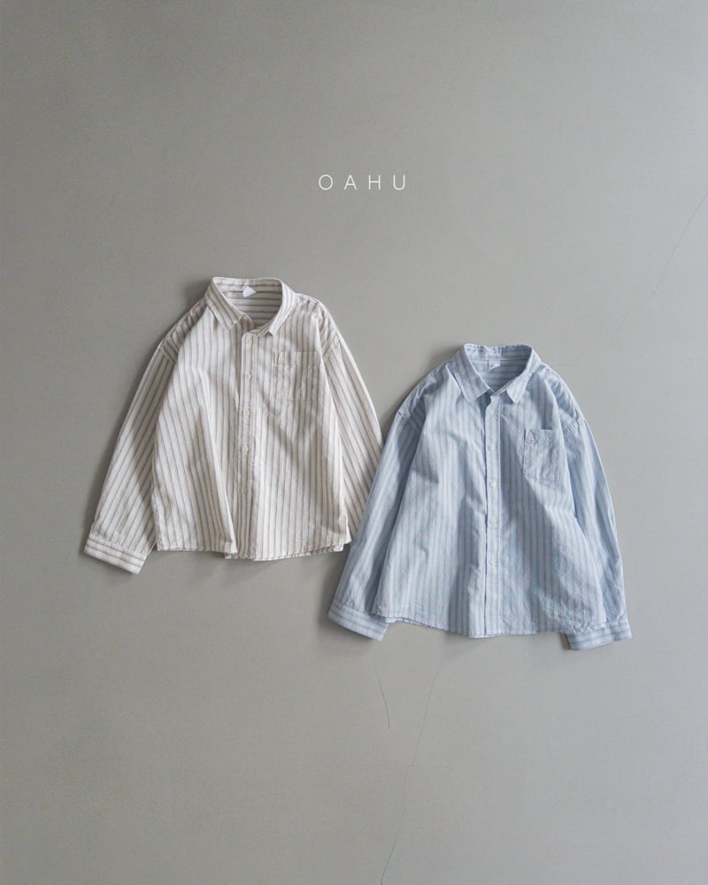 O'Ahu - Korean Children Fashion - #childofig - Miu Stripe Shirt