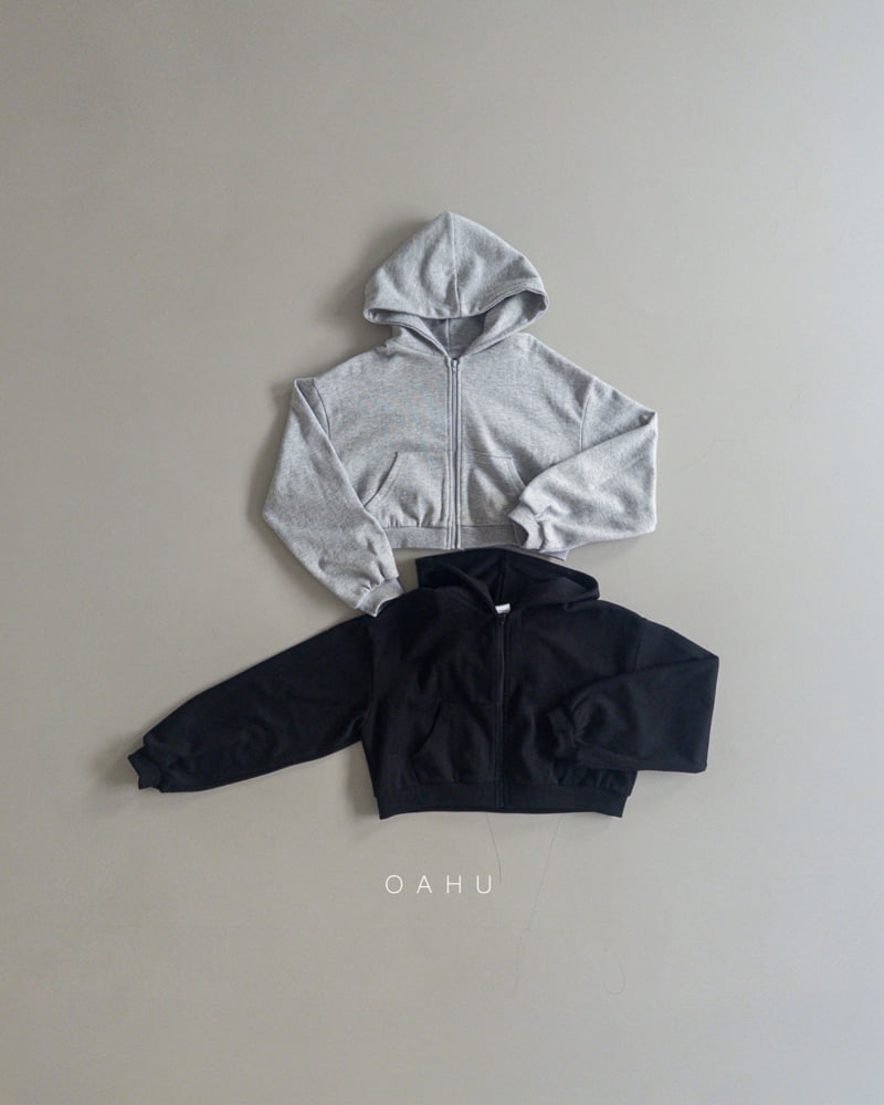O'Ahu - Korean Children Fashion - #childrensboutique - Momo Short Hooded Zip-Up