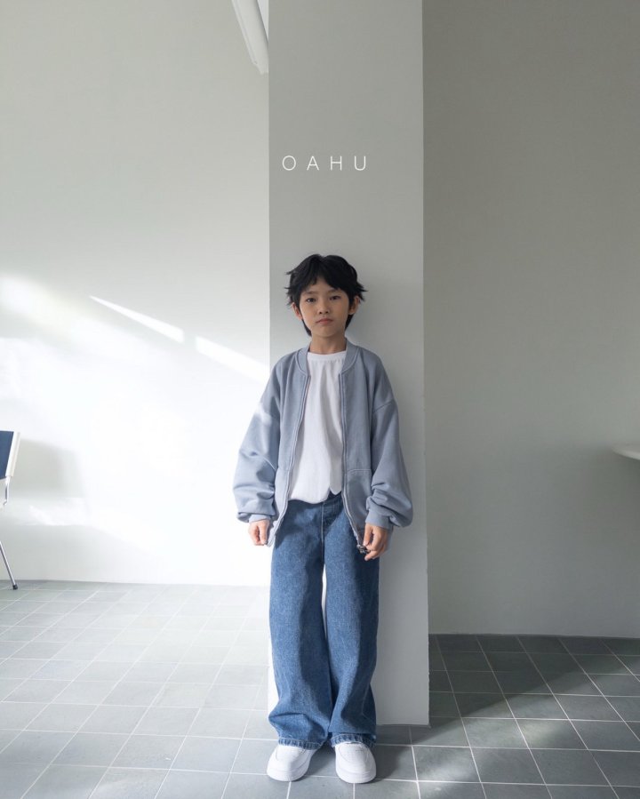 O'Ahu - Korean Children Fashion - #childrensboutique - And Wide Denim Pants - 5