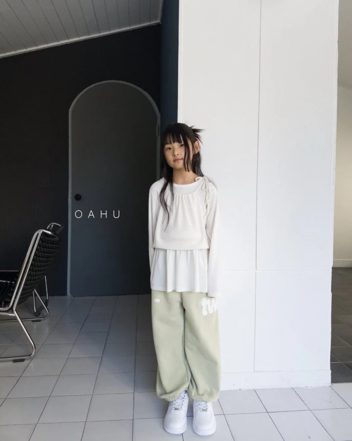 O'Ahu - Korean Children Fashion - #designkidswear - Twill Jogger Pants - 3