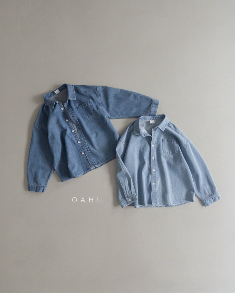 O'Ahu - Korean Children Fashion - #designkidswear - Lee Denim Shirt