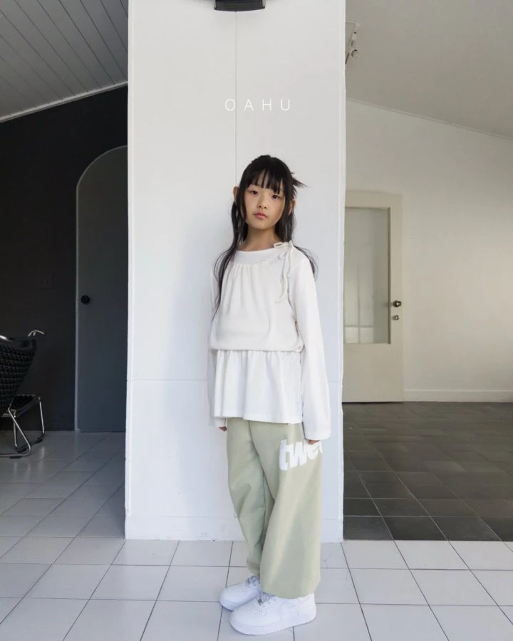 O'Ahu - Korean Children Fashion - #designkidswear - Twill Jogger Pants - 4