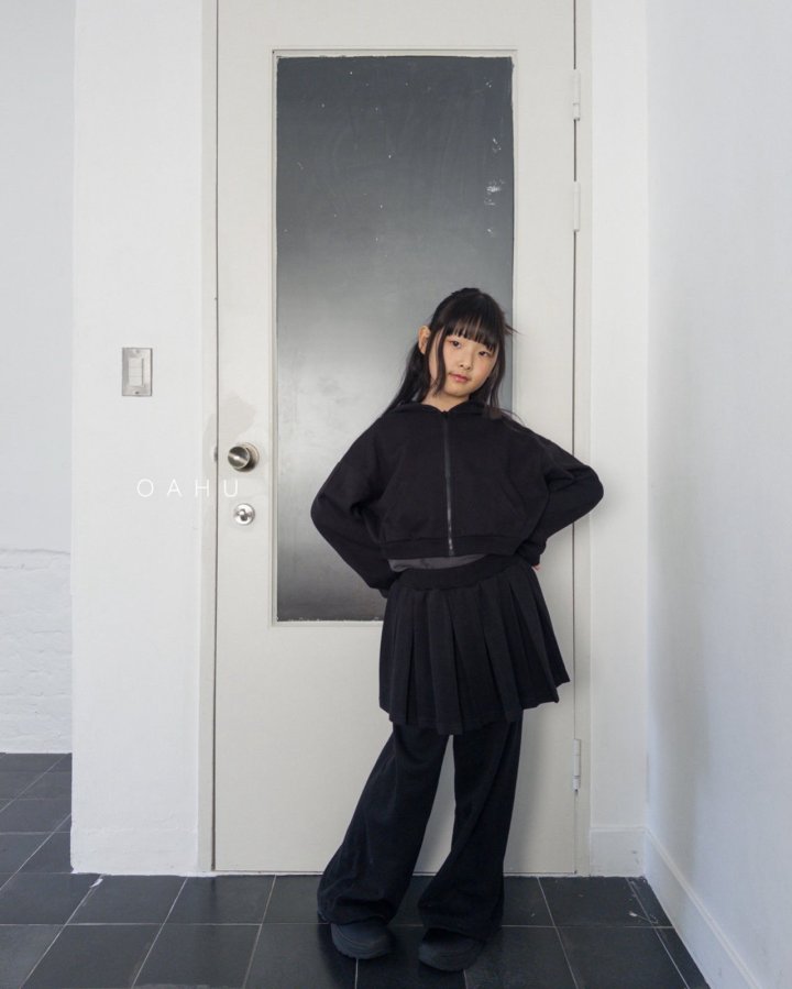 O'Ahu - Korean Children Fashion - #discoveringself - Momo Short Hooded Zip-Up - 3