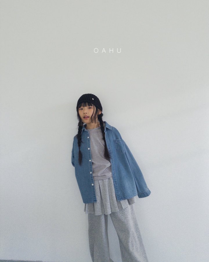 O'Ahu - Korean Children Fashion - #discoveringself - Lee Denim Shirt - 2