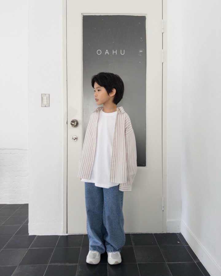 O'Ahu - Korean Children Fashion - #designkidswear - Miu Stripe Shirt - 4