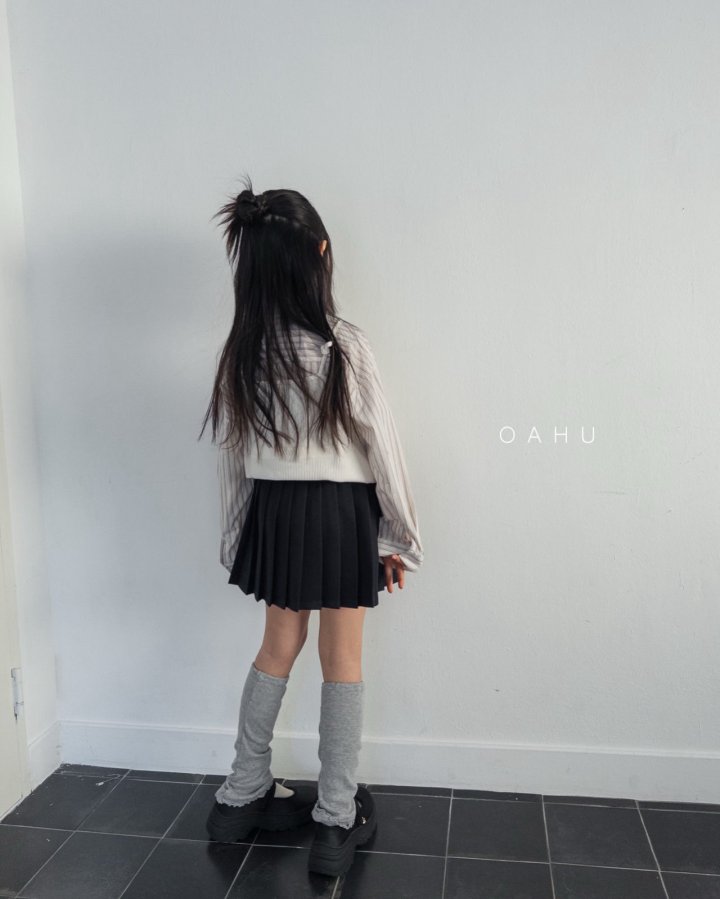 O'Ahu - Korean Children Fashion - #discoveringself - Glen Pleated Skirt - 2