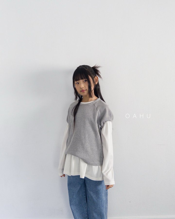 O'Ahu - Korean Children Fashion - #discoveringself - Sweet Frill Tee - 4