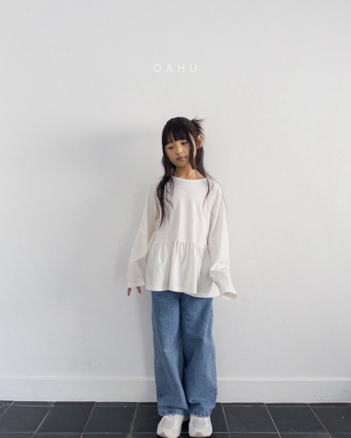 O'Ahu - Korean Children Fashion - #fashionkids - And Wide Denim Pants - 8