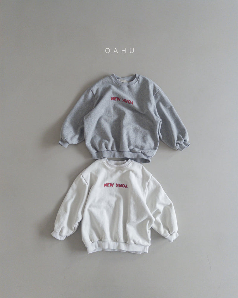O'Ahu - Korean Children Fashion - #kidsshorts - New York Sweatshirt
