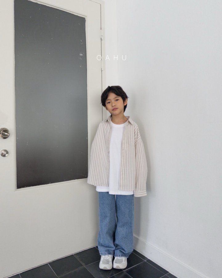 O'Ahu - Korean Children Fashion - #kidsshorts - Miu Stripe Shirt - 6