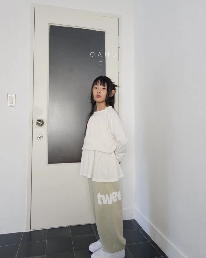 O'Ahu - Korean Children Fashion - #kidsstore - Twill Jogger Pants - 7