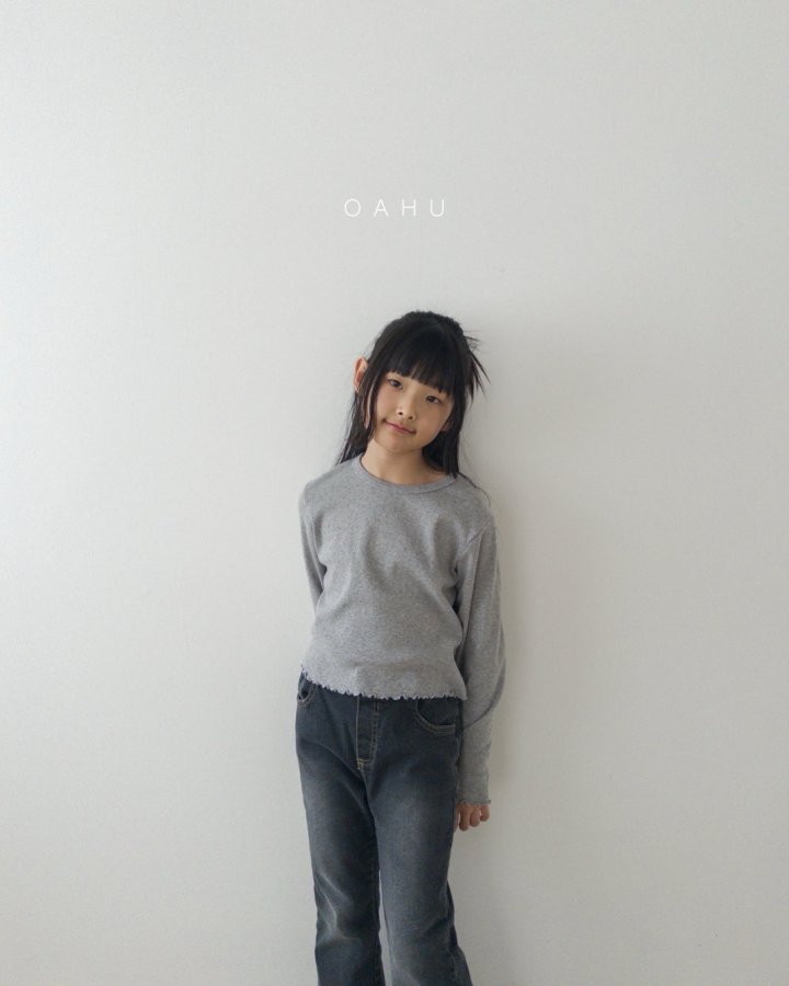 O'Ahu - Korean Children Fashion - #kidsstore - Eyelet Tee - 3