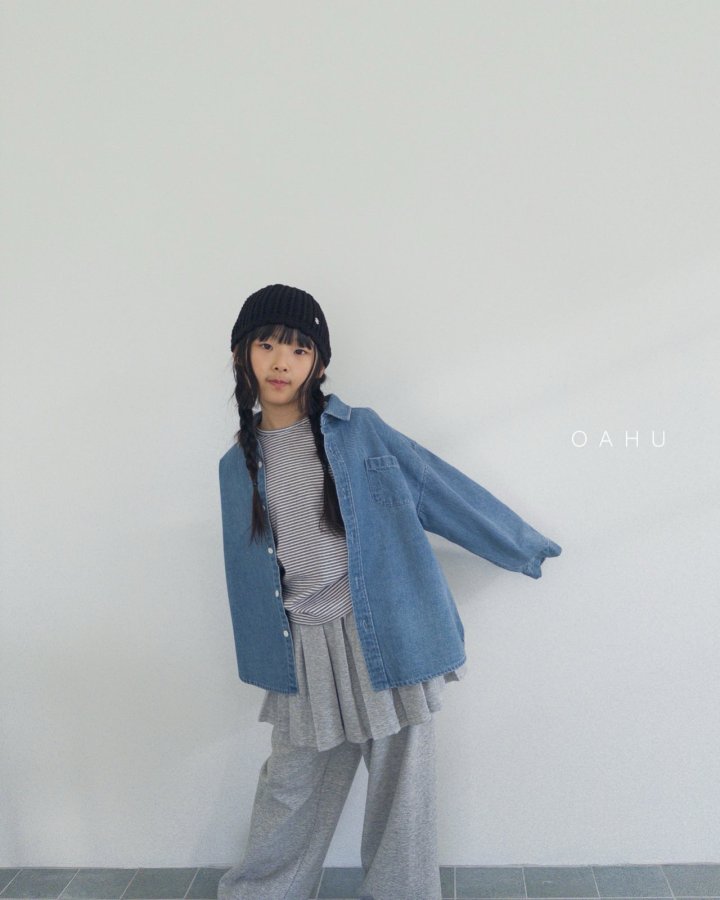 O'Ahu - Korean Children Fashion - #kidsstore - Lee Denim Shirt - 5
