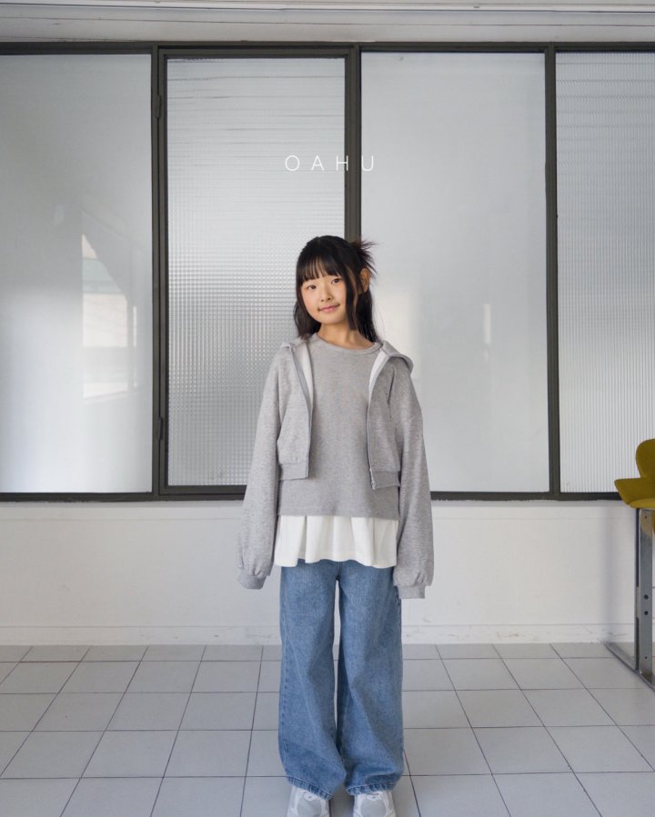 O'Ahu - Korean Children Fashion - #kidsstore - And Wide Denim Pants - 10
