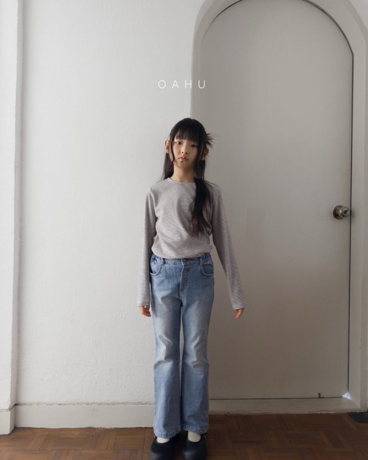 O'Ahu - Korean Children Fashion - #minifashionista - Basic Rib Tee - 2