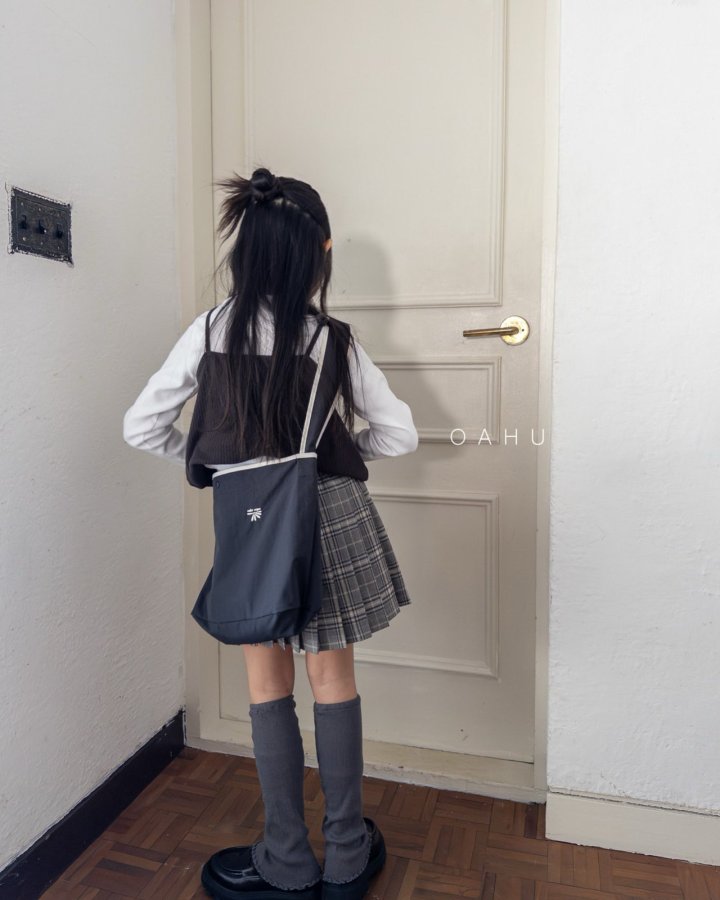 O'Ahu - Korean Children Fashion - #minifashionista - Glen Pleated Skirt - 10