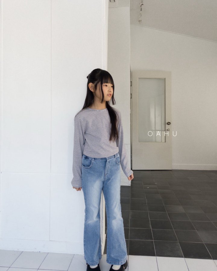 O'Ahu - Korean Children Fashion - #prettylittlegirls - Basic Rib Tee - 3
