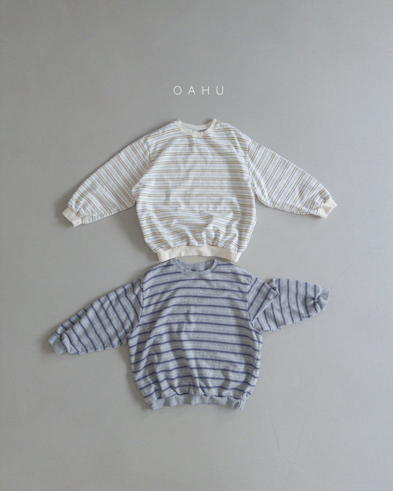 O'Ahu - Korean Children Fashion - #prettylittlegirls - Kinder Stripe Sweatshirt