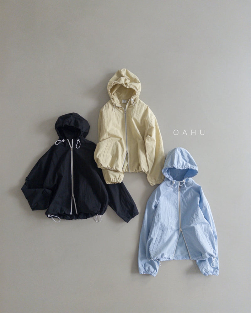 O'Ahu - Korean Children Fashion - #stylishchildhood - Knotted Windbreaker Jacket