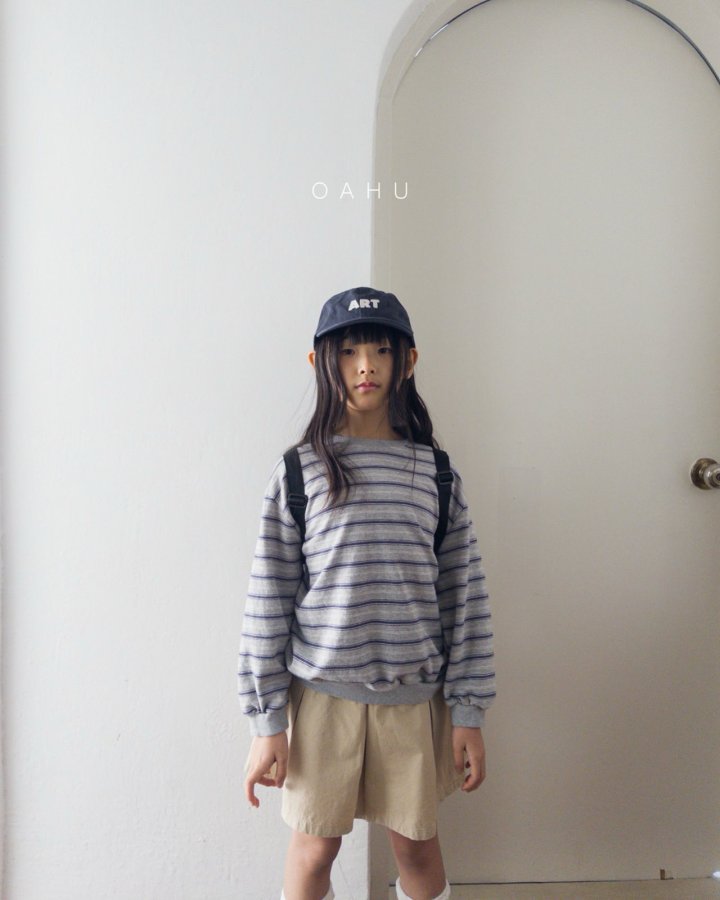O'Ahu - Korean Children Fashion - #todddlerfashion - Kinder Stripe Sweatshirt - 2
