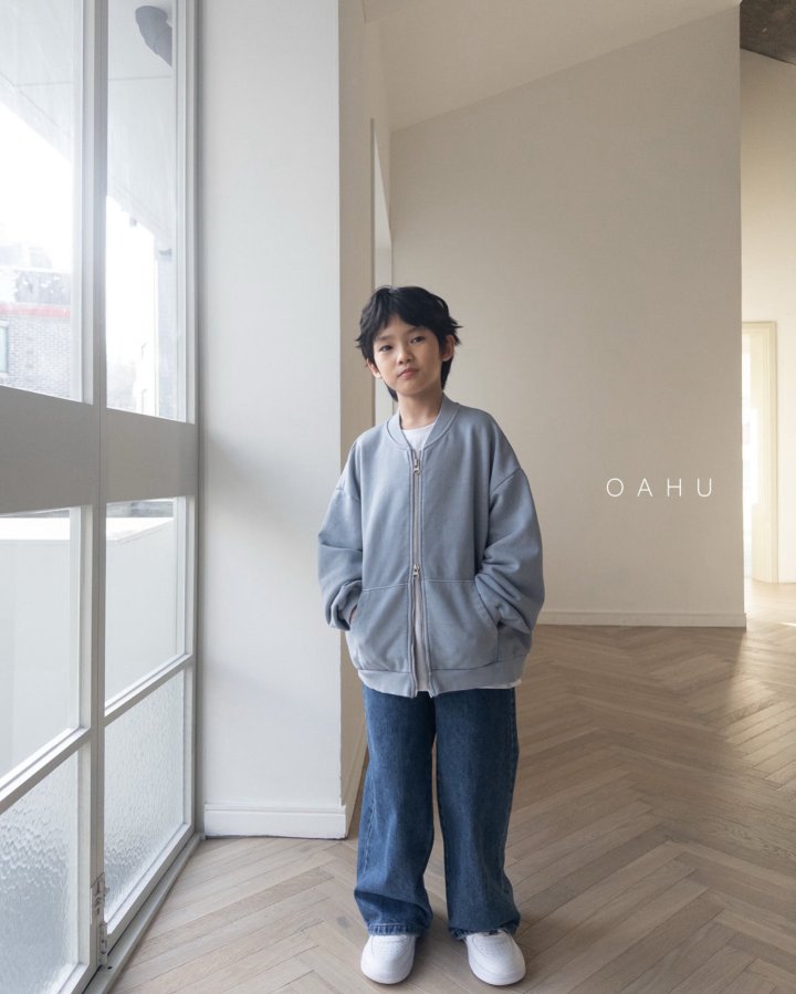 O'Ahu - Korean Children Fashion - #toddlerclothing - And Wide Denim Pants - 2