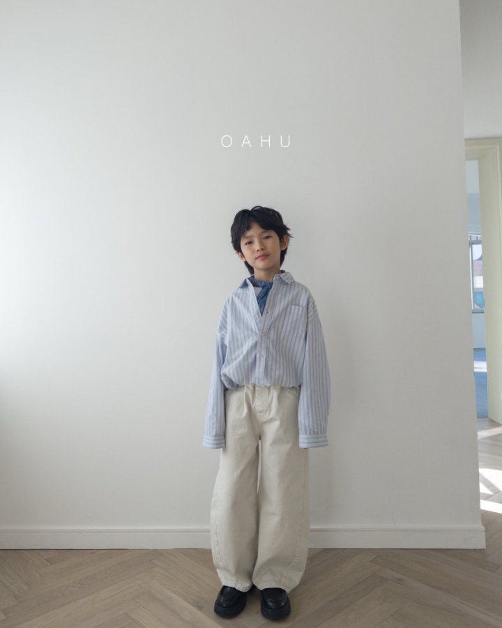 O'Ahu - Korean Women Fashion - #momslook - Miu Stripe Shirt (Adult) - 8