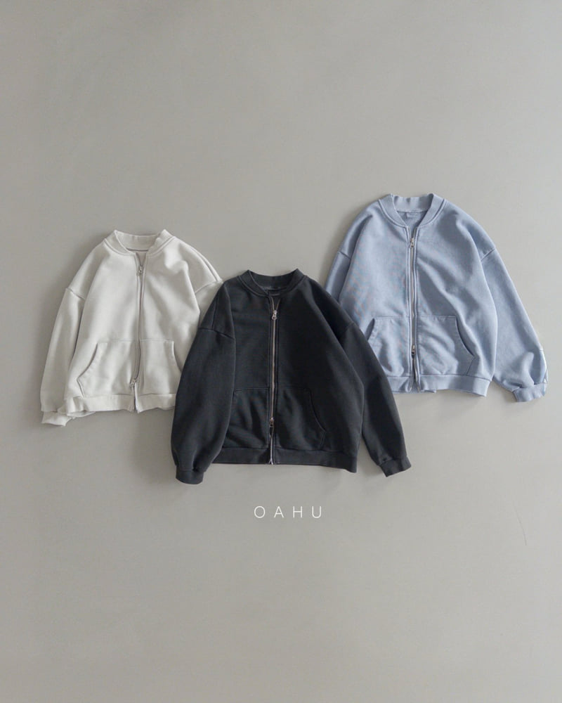 O'Ahu - Korean Women Fashion - #womensfashion - Essential Dye Zip-Up (Adult)