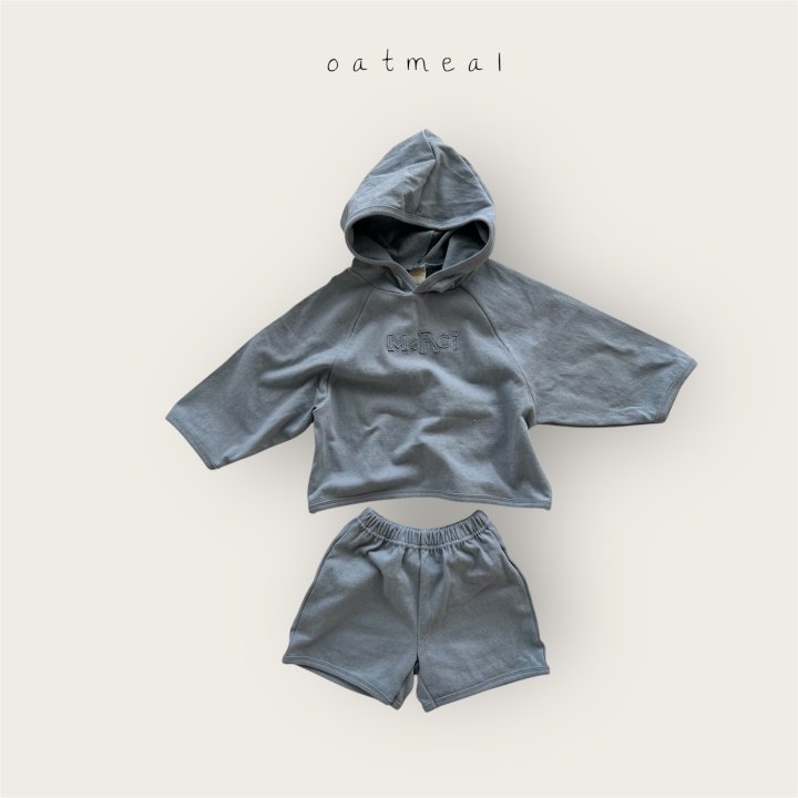 Oatmeal - Korean Baby Fashion - #babyboutique - Kids Merci Set - 2