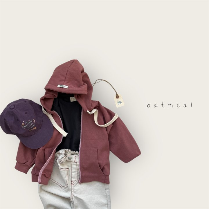 Oatmeal - Korean Baby Fashion - #babyboutique - Kids Koala Hood Zip-up - 9