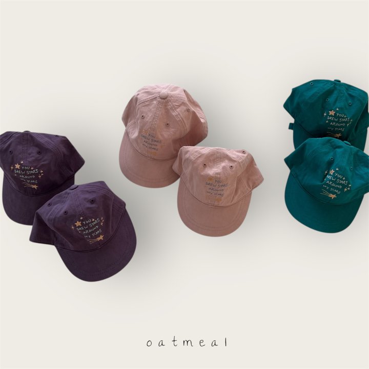 Oatmeal - Korean Baby Fashion - #babyclothing - Star Ball Cap