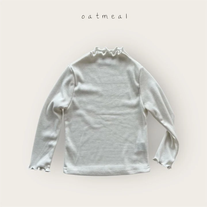 Oatmeal - Korean Baby Fashion - #babyclothing - Kids Radia Turtleneck Tee - 3