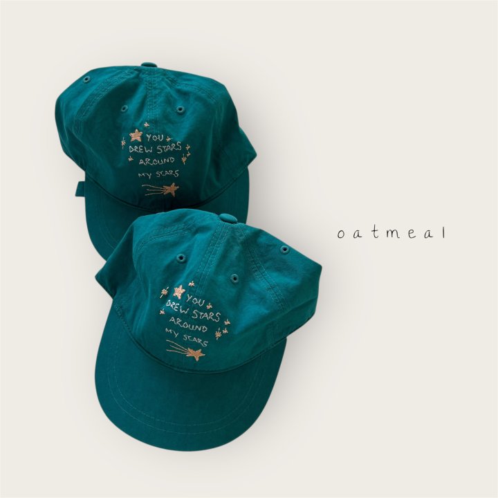 Oatmeal - Korean Baby Fashion - #babyfashion - Star Ball Cap - 2