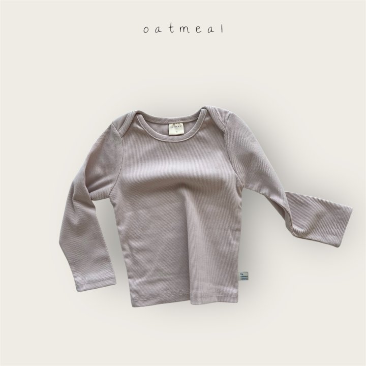 Oatmeal - Korean Baby Fashion - #babyfashion - Kids Bella Round Tee - 3