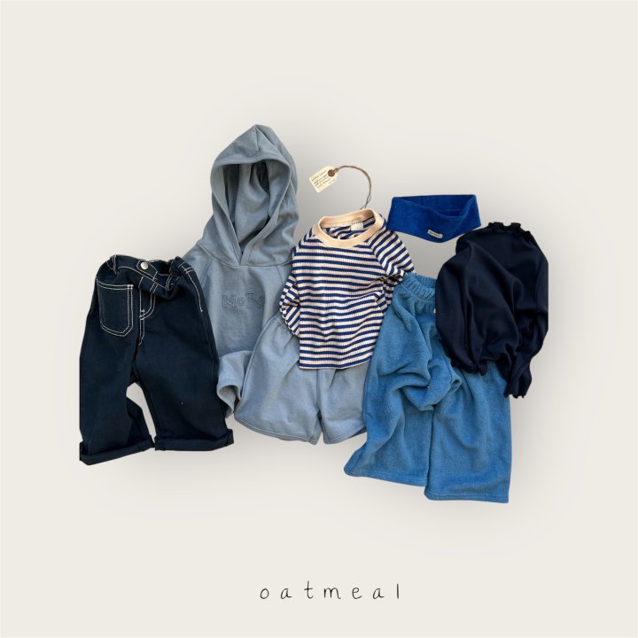 Oatmeal - Korean Baby Fashion - #babyfever - Kids Pocket Pants - 8