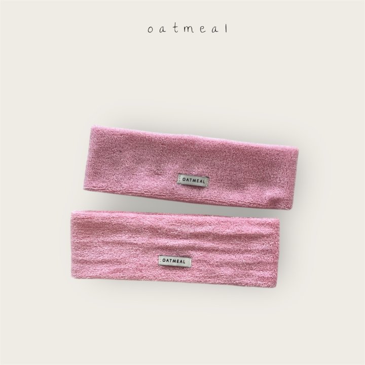 Oatmeal - Korean Baby Fashion - #babyfever - Terry Hairband - 2